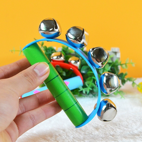 Детская погремушка, музыкальные инструменты, учебные пособия для детского сада, колокольчик, музыкальные ударные инструменты, раннее развитие