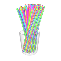 Concert glow stick childrens non-toxic luminous toy silver color luminous wholesale graduation ceremony headwear bracelet