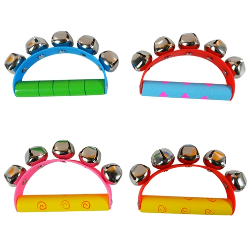 Детская погремушка, музыкальные инструменты, учебные пособия для детского сада, колокольчик, музыкальные ударные инструменты, раннее развитие