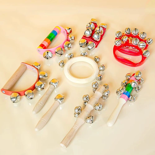 Колокольчик, ударные инструменты для детского сада, погремушка