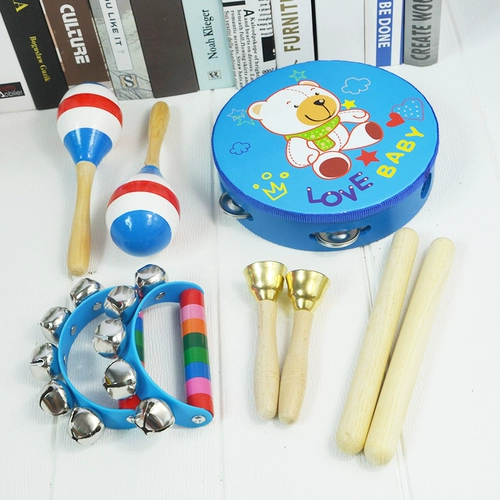 Музыкальные инструменты, детские учебные пособия для детского сада, музыкальный маракас, ударные инструменты, комплект, раннее развитие