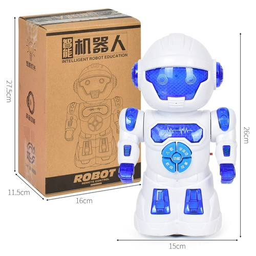 Большой умный танцующий робот, электрическая музыкальная игрушка для мальчиков, раннее развитие