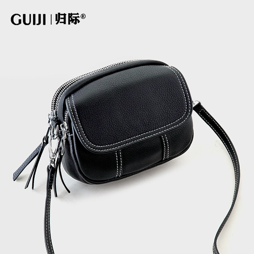 Маленькая модная универсальная сумка для телефона, кожаная сумка через плечо, сумка на одно плечо, из натуральной кожи