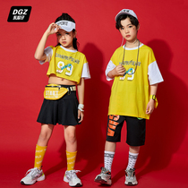 Six-1st Children Street Dance Kit Primary and Primary School Student Games Group Clothing Tide Girl Jazz Lady Race Performance