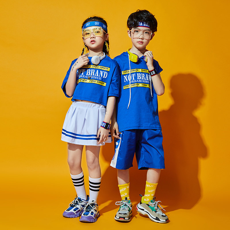 61 Children's Day played out for girls jazz dance clothes boy hip hop CUHK Tong Dance suit young children walking show boomers