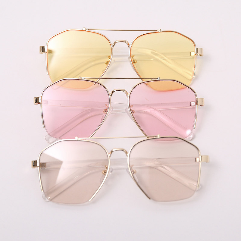 Young Children Street Dance Hip Hop Glasses Tide Children Street Dance Sunglasses Male and female children Baby glasses tides retro