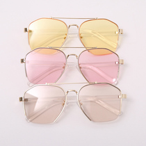 Fewer Children Street Dance Hip Hop Glasses Tide Children Street Dance Sunglasses Male and female children Baby glasses wave retro