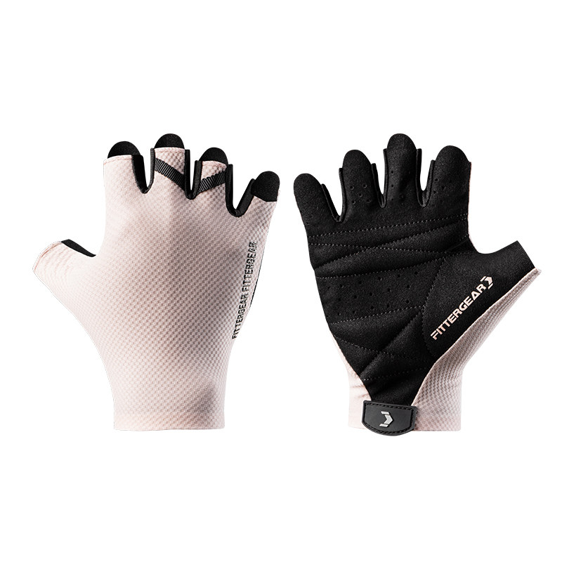 Фитнес-перчатки Fittergear FGNJS розовые (силикон), XS
