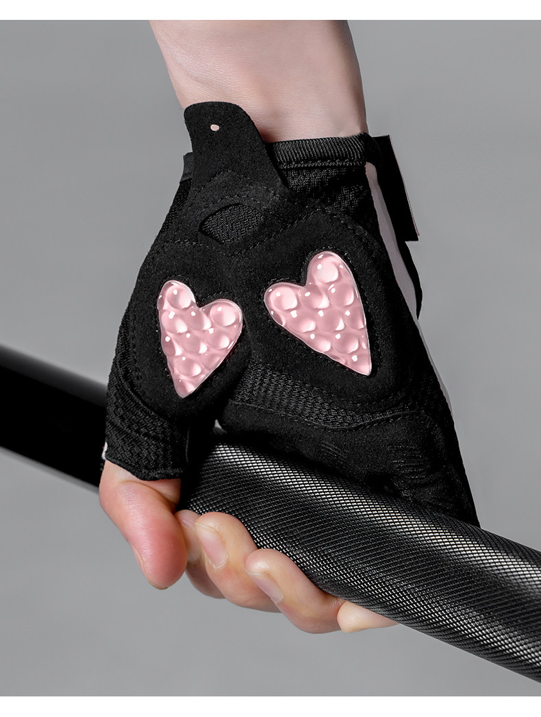 Фитнес-перчатки Fittergear FGNJS розовые (силикон), XS