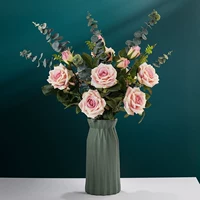 Букет Снежная Гора Эвкалипт (Оранжево-Розовый) без бутылки