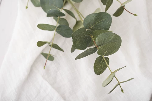 Свежие листья эвкалипта в скандинавском стиле с травой, искусственные цветы, украшение для гостиной, цветочный букет, набор