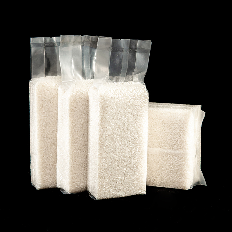 Thickened rice brick bag vacuum packing bag transparent nylon small rice cereal mould square brick bag 100 rice brick moulds-Taobao