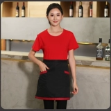 Летняя официант Работая одежда Pure Cotton Complete -Sleeved Custom Print