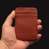 Маленький легкий и тонкий картхолдер для визитных карточек для водительских прав, делается под заказ, с печатью вашего логотипа