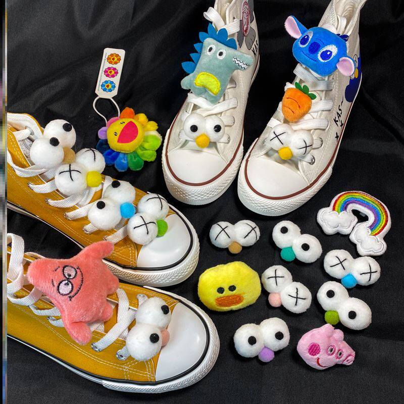 Adapt to aj1 and Air Force One diy buckle accessories Velcro shoe decorations removable pendants small pendants