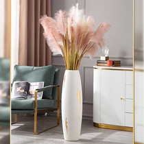 Nordic luxury style home floor vase living room flower arrangement big creative decoration model room high-grade large