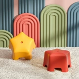 Пластиковая детская нескользящая мультяшная стремянка для домашнего использования, увеличенная толщина