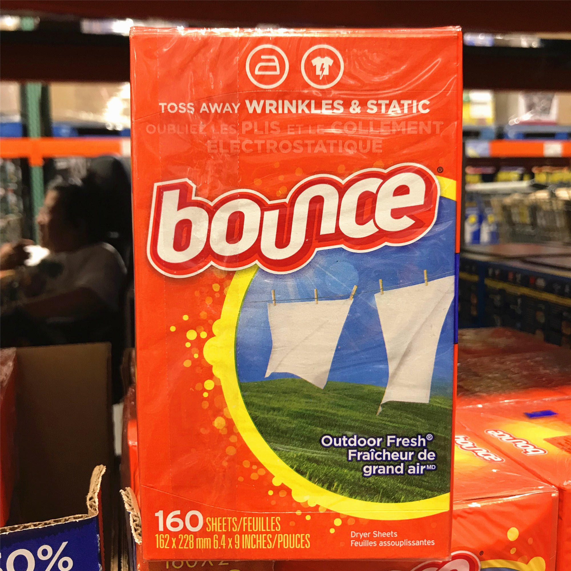 COSTCO USA Bounce Bunce Four-in-one soft and smooth fragrant paper drying machine antistatic and wrinkle-odour aromatic type