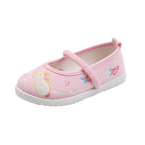 Old Beijing cloth shoes girls Hanfu shoes students Chinese style costume performance shoes childrens embroidered shoes baby cloth shoes