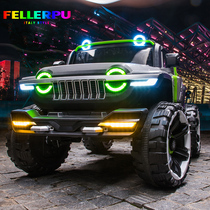 FELLERPU four-wheel drive four-wheel-drive off-road car children electric cars can take big people bikers remote control toy cars