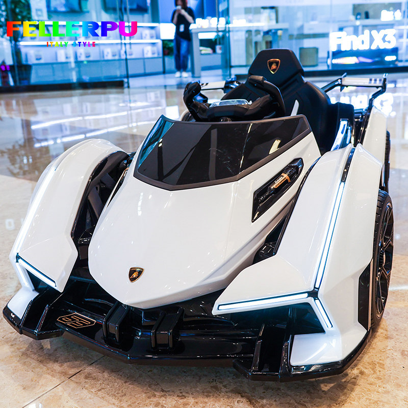 FELLERPU Big Bull Lamborghini supercar can be used as an adult four-wheel four-wheel drive toy car Bluetooth remote control children's car