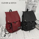 Clever&Ketch Bag 2025 New Trendy Large Capacity Backpack Backpack Female College Students School Bag Computer Bag