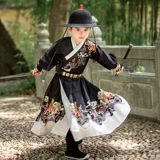 Детское ханьфу, осенний костюм мальчика цветочника для мальчиков, цвет, летучая рыба, осенний сезон