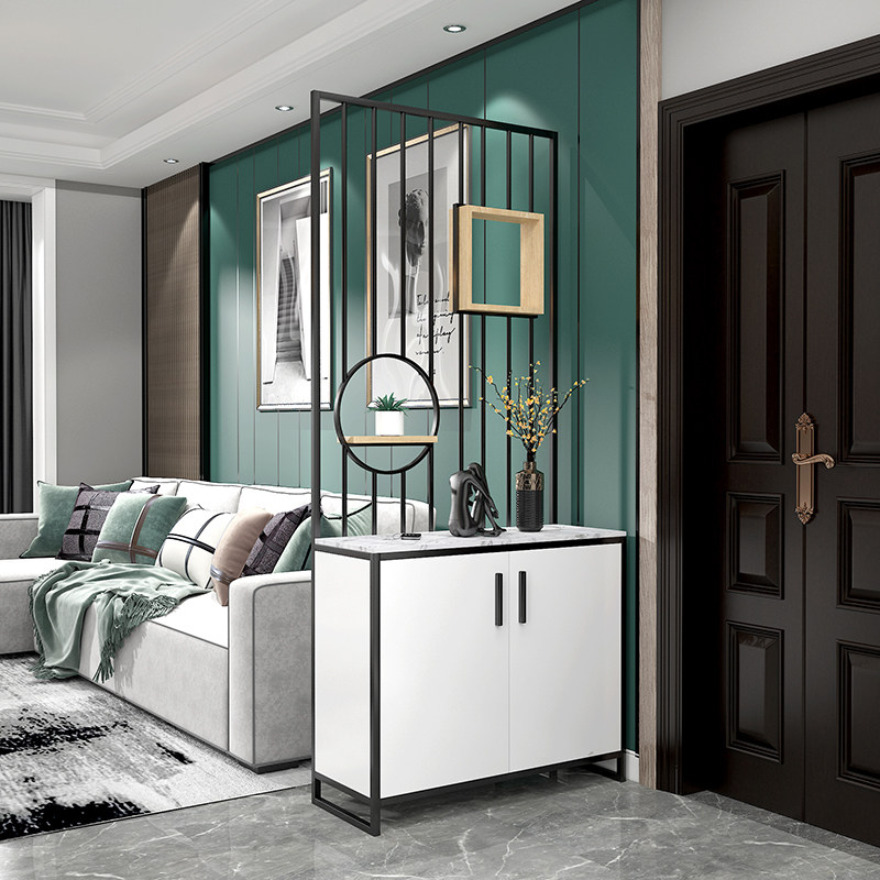 Entrance screen shoe cabinet integrated entrance cabinet locker simple living room hall cabinet light luxury entrance partition decorative cabinet
