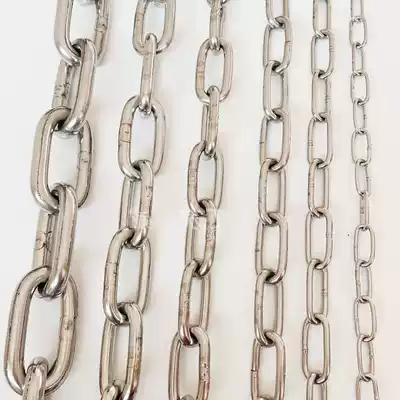 304 stainless steel clothesline outdoor non-slip chain clothesline windproof collared clothesline iron-making adhesive hook clothed chain