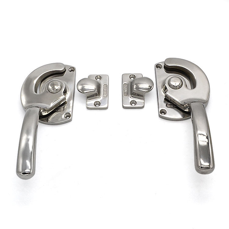 Stainless steel handle lock Rotary seal handle buckle Closed pressing crescent lock Equipment special handle
