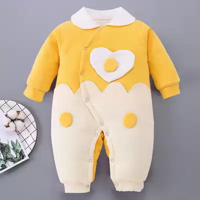 Newborn baby clothes jumpsuit 3 autumn and winter clothes 4 men and women Baby 5 autumn and winter 6 cotton clothes 7 coat 9 months cotton padded jacket