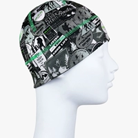 Черная лыжная детская шапка