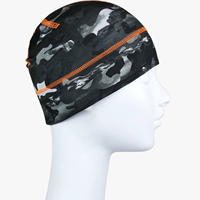 Черная камуфляжная детская шапка