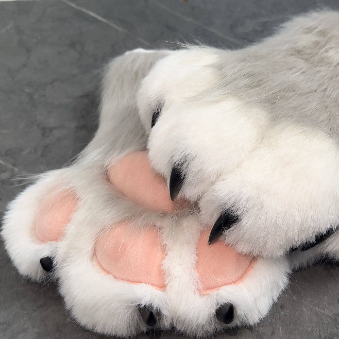 兽装cos服兽爪fursuit成品猫爪cos furry兽爪手套露指福瑞毛绒爪_Cosplay男装_淘宝游戏网