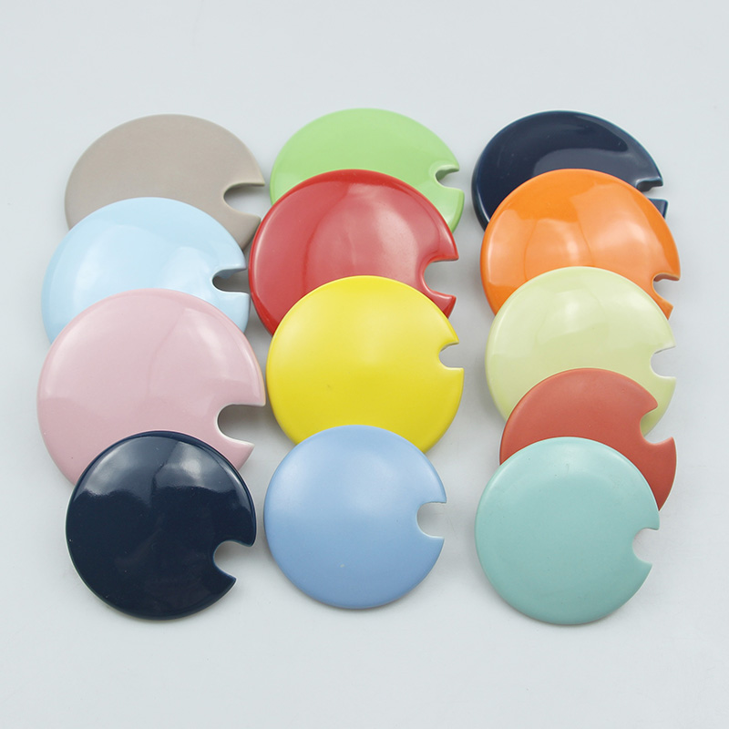 Ceramic Nordic ins wind mug cover round universal water cup coffee cup glass dust cover accessories