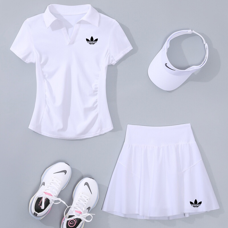 Outlet Store Super Stylish Badminton Outfit for Women, New Tennis Skirt, Polo Shirt, Running Sports Suit, Quick-Drying Clothing Outlet Store Super Stylish Badminton Outfit for Women, New Tennis Skirt, Polo Shirt, Running Sports Suit, Quick-Drying Clothing