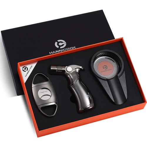 Ножницы, комплект, зажигалка, пепельница, «три в одном»