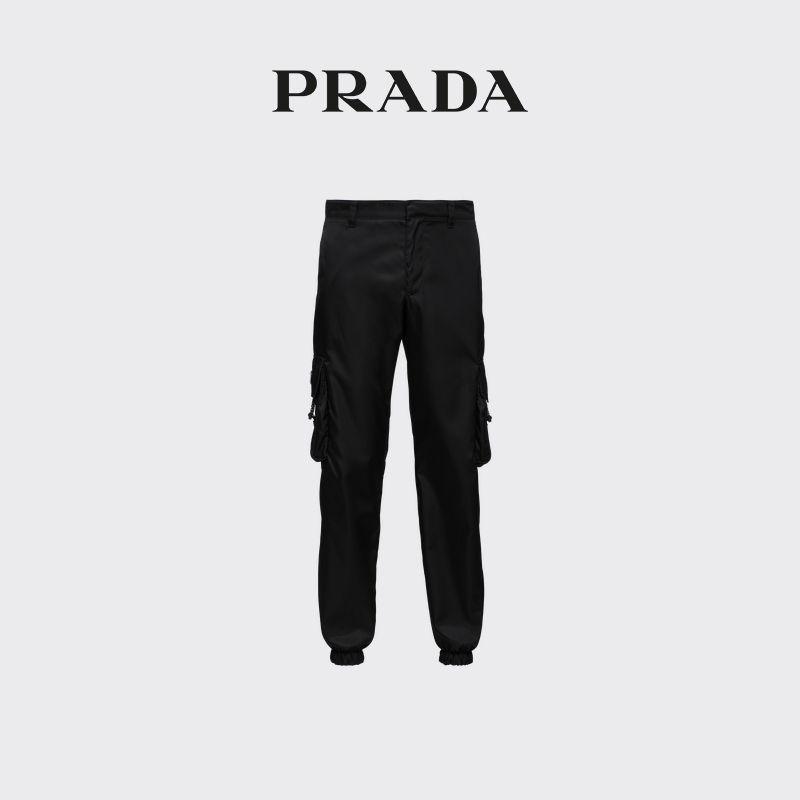 Prada Men's Re-Nylon Recycled Nylon Pants