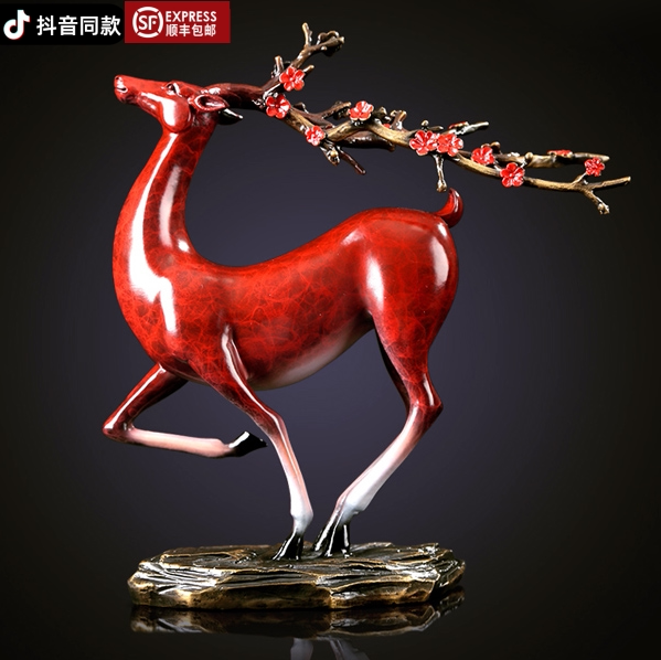 Royal heart Minglu pure copper to create home to the United States decorative copper tire glaze