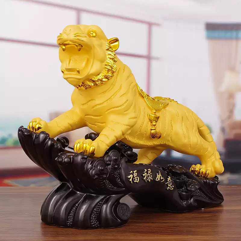 Art China Culture Flu Ruyi Tiger at the mercy of Tiger's Year of the Tiger and the tiger at the mercy of a mountain tiger