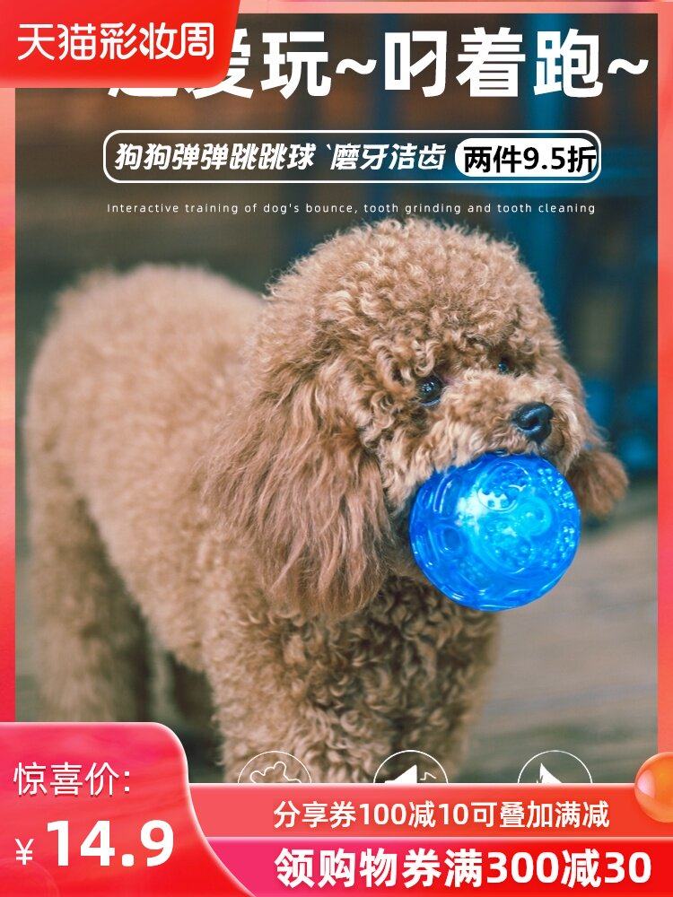 Dog toy Solitude boredom artifact Sound ball Teddy bear method bucket Rubber ball Small dog molar bite-resistant supplies