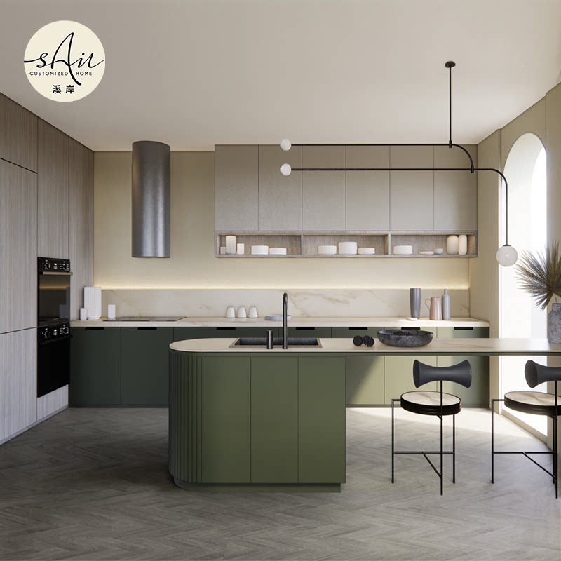 Creekbank Cabinet Customization Integral Modern Minimalist Kitchen Kitchen Cabinet Custom Made Whole House Custom Design Melbourne Series