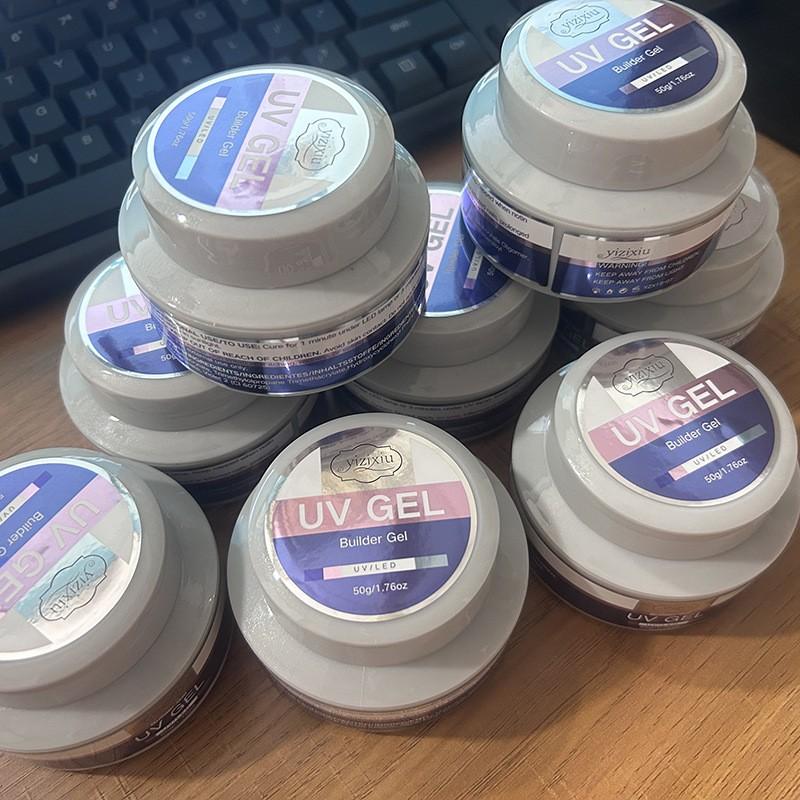 Cross-Border Hot-Selling 50g Transparent Nail Extension Gel Nude Color Gel Shaping Extension Reinforcement Three-In-One Wholesale Cross-Border Hot-Selling 50g Transparent Nail Extension Gel Nude Color Gel Shaping Extension Reinforcement Three-In-One Wholesale