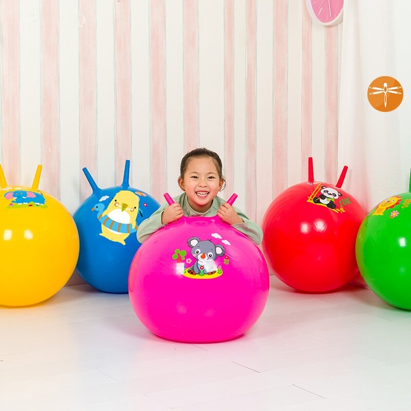 Big ball kids jump ball and feel integrated training equipment early to teach amniotic goalball big dragon ball yoga ball full range of massage for home