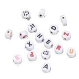 Акриловый браслет с буквами, ожерелье, бусины, аксессуар, аксессуары