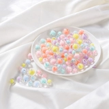 Акриловые прозрачные матовые бусины, браслет из бисера ручной работы, аксессуары