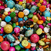 Акриловые бусины, широкая цветовая палитра, 20 грамм