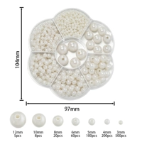 Белый комплект, 7 ячеек, 12mm