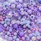 Сиреневые бусины, широкая цветовая палитра, 20 грамм