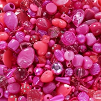 Красные бусины, широкая цветовая палитра, 20 грамм